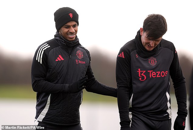 Marcus Rashford saw in Man United's training since Ruben Amorim said he would prefer to play his goalkeeper coach, 63, as the row increases by intensity.