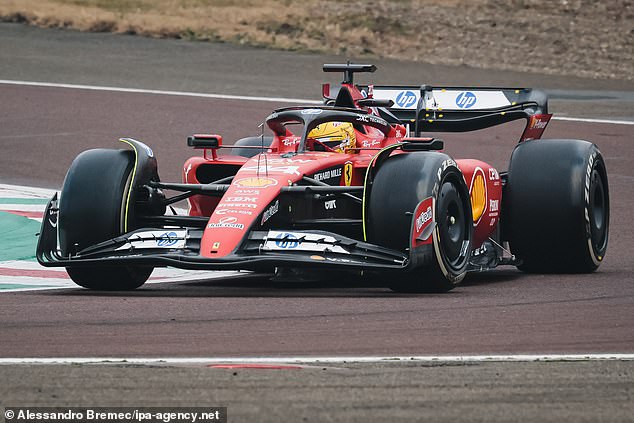 Lewis Hamilton is blocked during the second day of test for Ferrari after the successful move of £ 50 million a year, but the seven -time world champion escapes unharmed