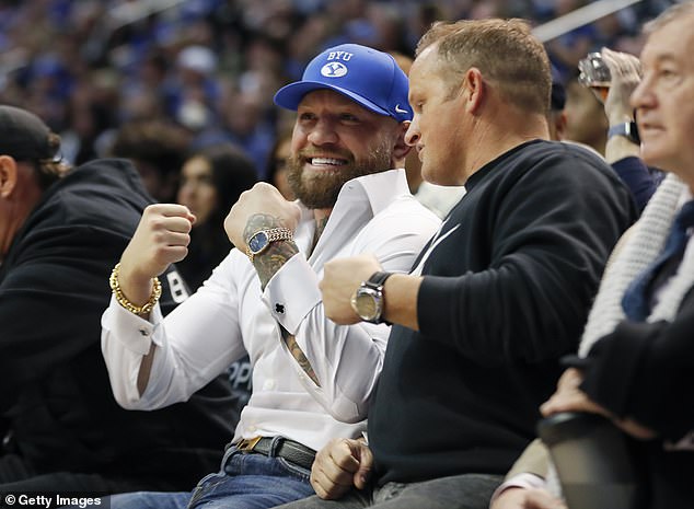 The surprising appearance of Conor McGregor in the Byu basketball game stuns fans of the strict school welcome to the accused rapists