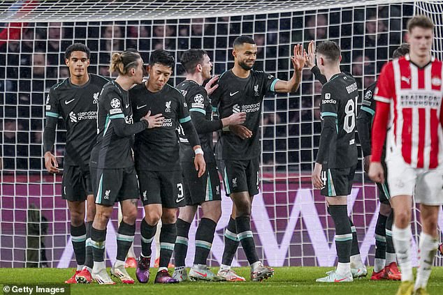 PSV 3-2 Liverpool: Arne Slot's team loses for the first time in the champions League this season after leaving great successes at home