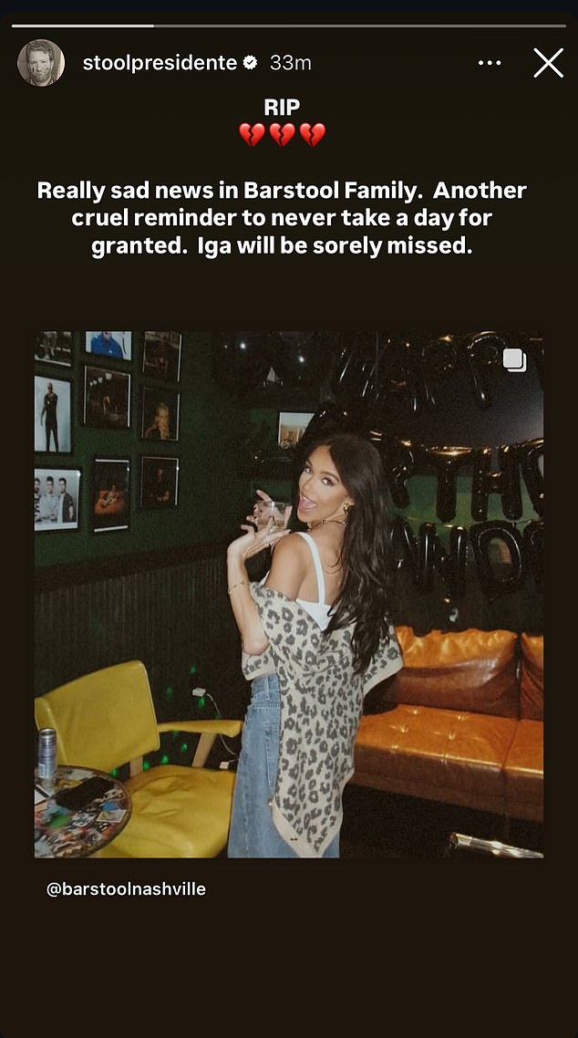 Dave Portnoy cries the sudden death of the young Barstool employee IgA Obryckka with a heartbreaking tribute