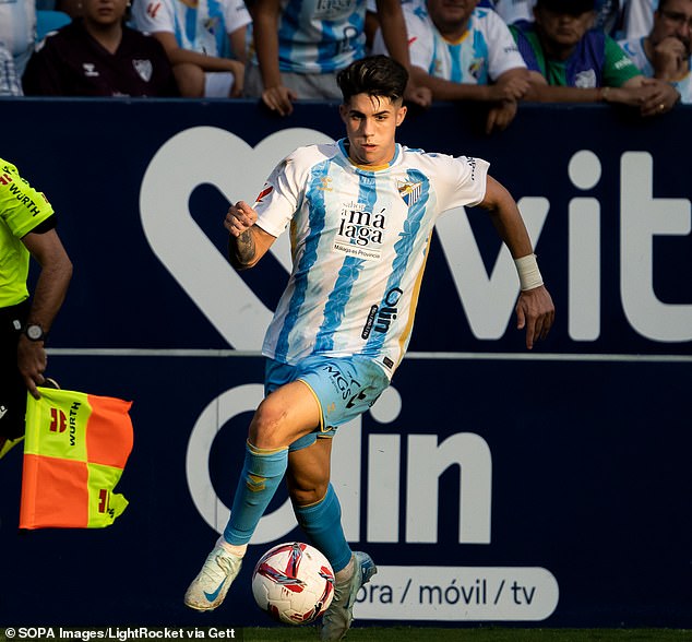 Newcastle United Hold Talks with 18 -year -old Spanish Starlet by free transfer with Malaga Winger contract in summer