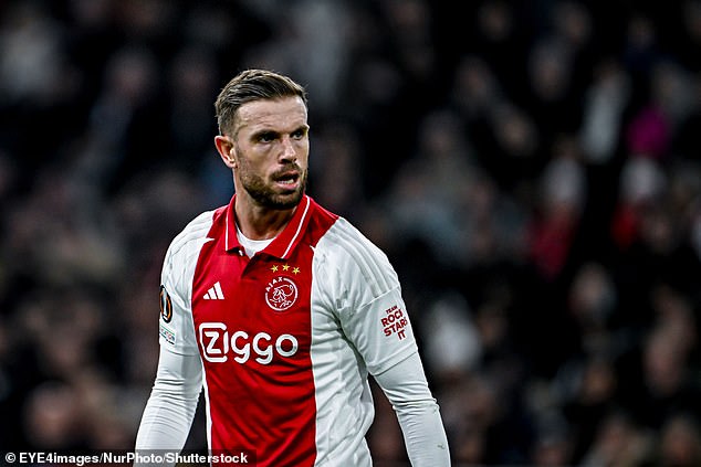 Jordan Henderson is now expected to stay in Ajax until the end of the season, since he does not feel towards the former Liverpool captain in the Netherlands