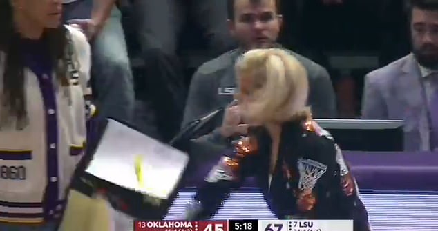 The LSU-Oklahoma game becomes wild when the players fight and coach Kim Mulkey eliminates the clipboard from the assistant's hand