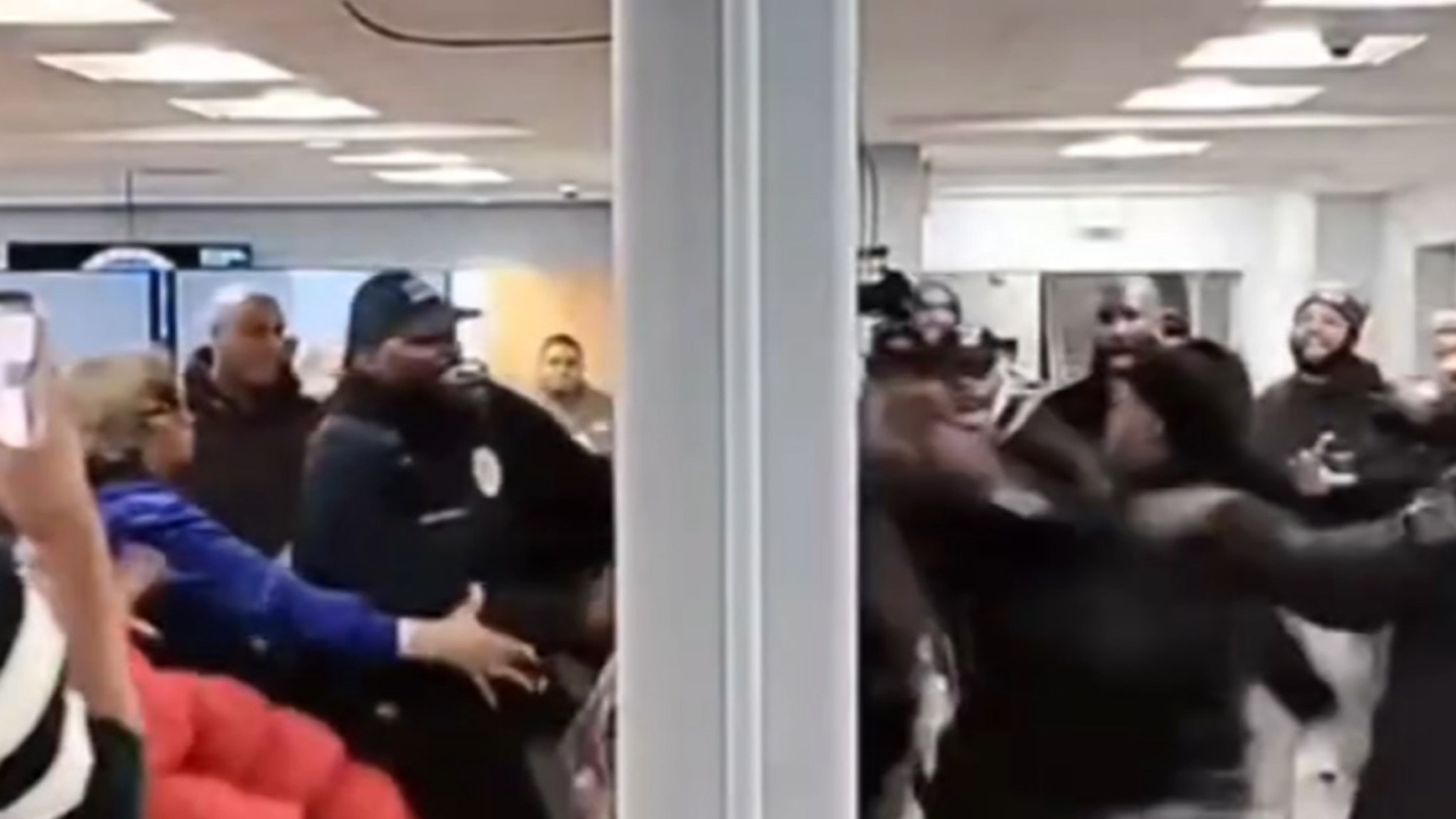 The mayor of Illinois, who took part in Brawl during the city meeting, on video