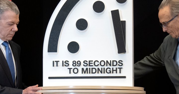 'Doomsday Clock' arrives 89 seconds at midnight, as close as he has been – National