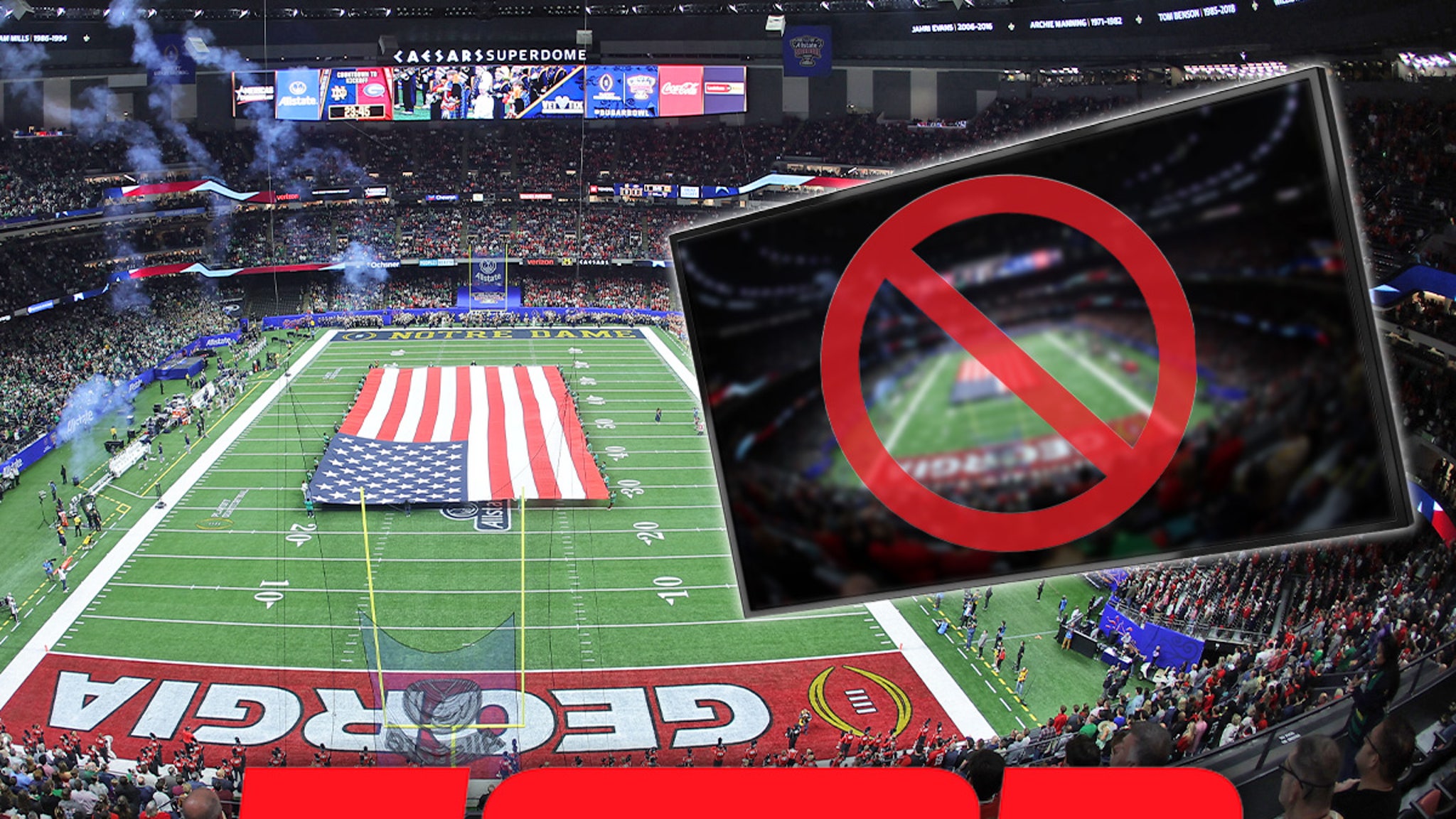 ESPN was condemned for not showing the Sugar Bowl national anthem following the terrorist attack in New Orleans