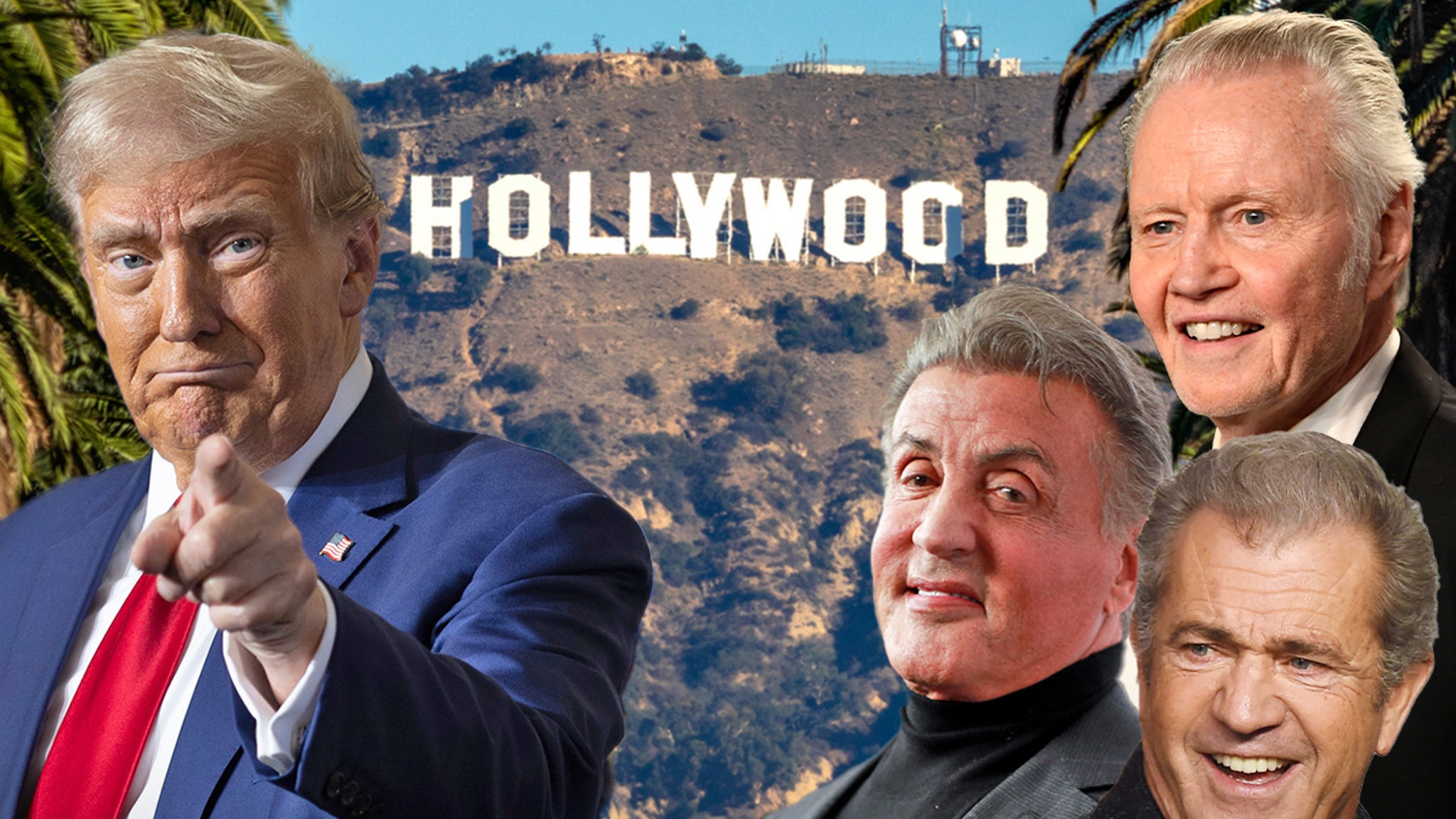 Trump appoints Jon Voight, Mel Gibson and Sylvester Stallone as special ambassadors in Hollywood