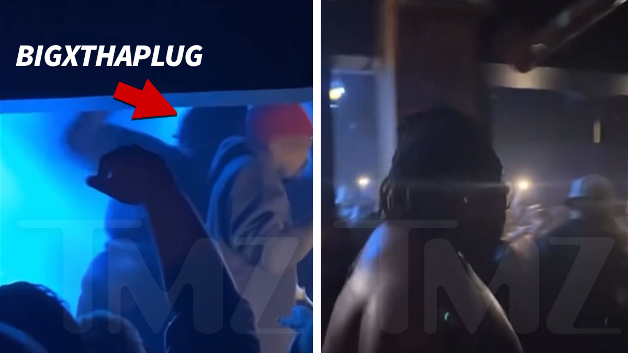 BigXThaPlug and crew fight a fan who spilled water during his performance