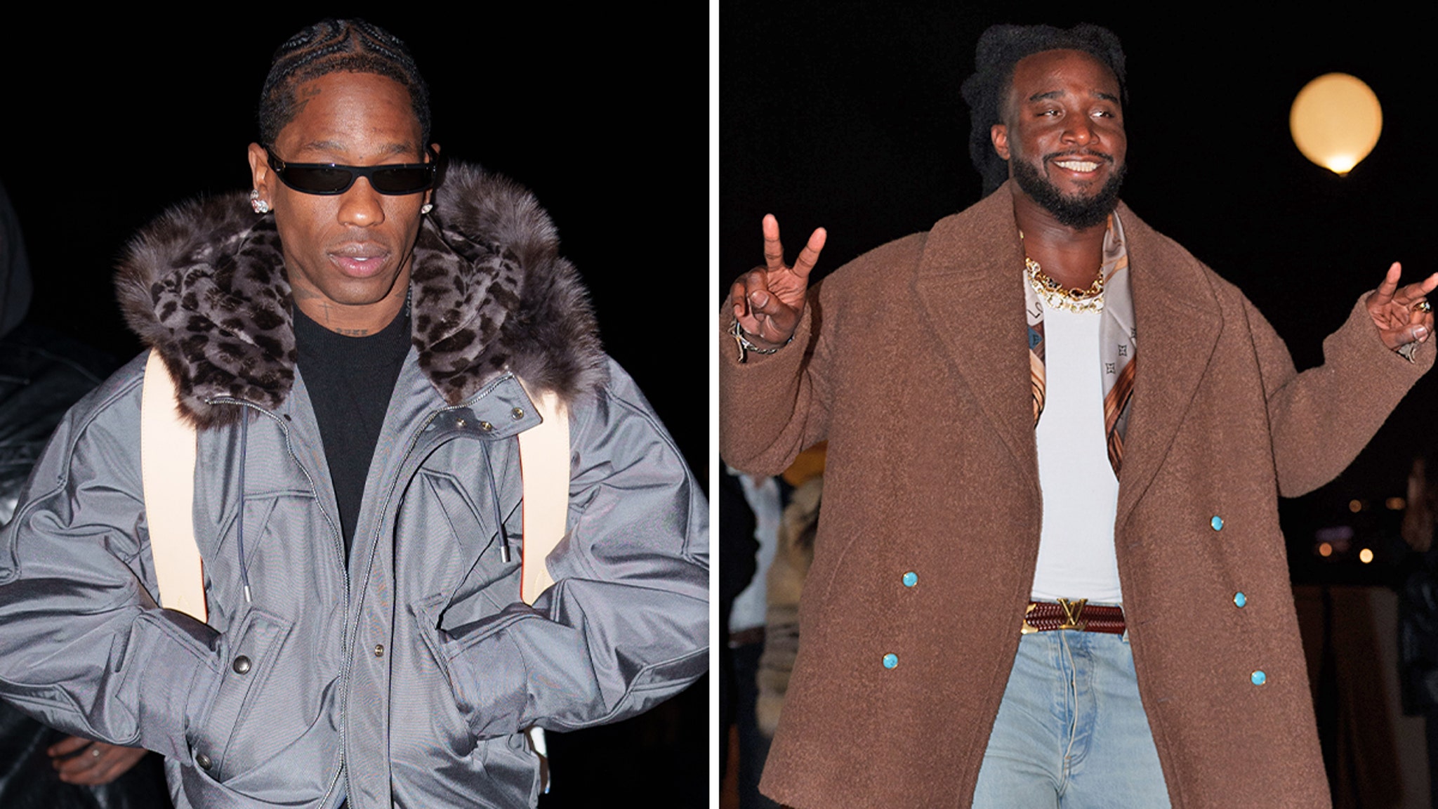 Travis Scott, Shaboozey and Adrien Brody attended Pharrell's Louis Vuitton fashion show