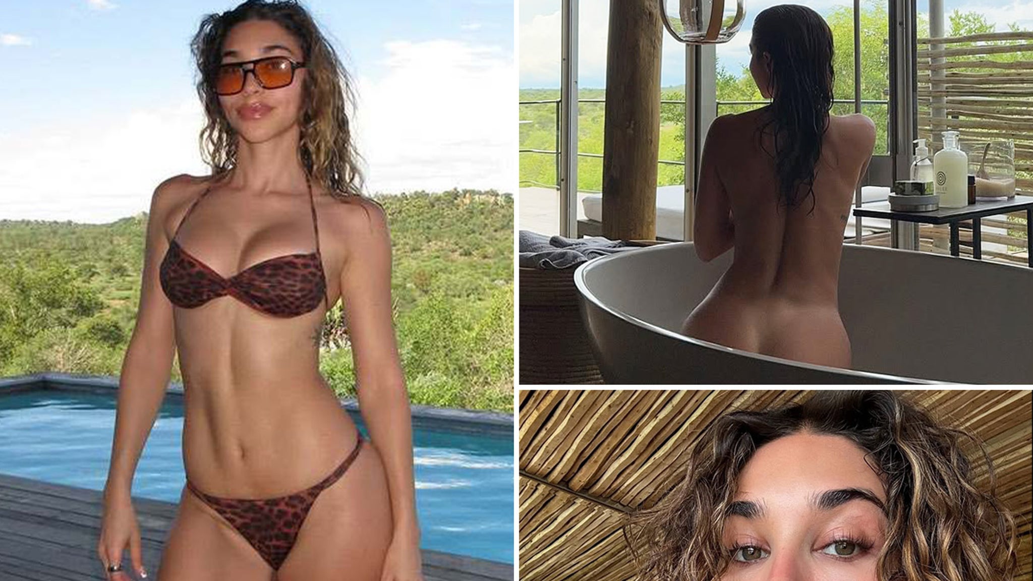 Chantel Jeffries is really having fun on a trip to South Africa