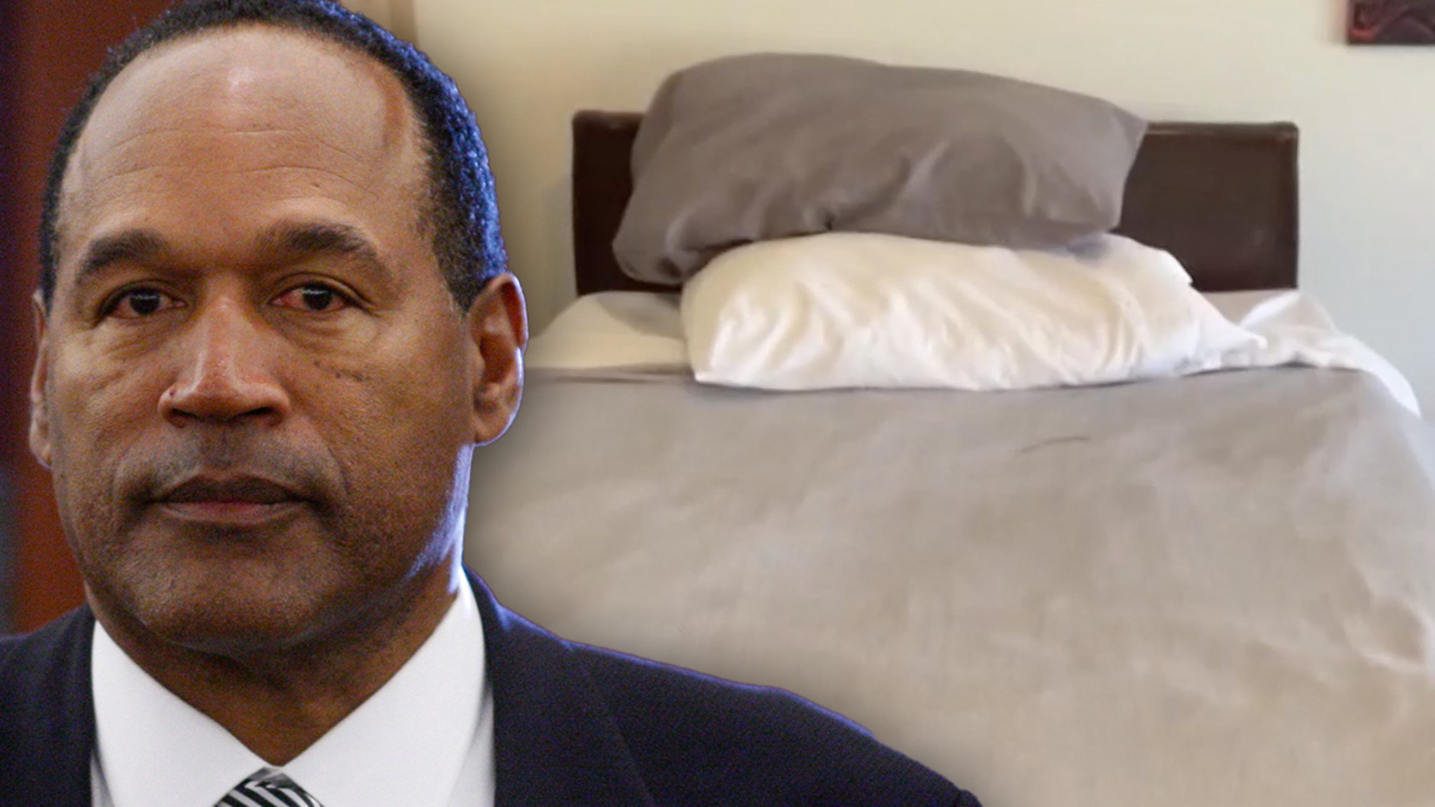 First look at OJ Simpson's house, shows his deathbed in front of the auction