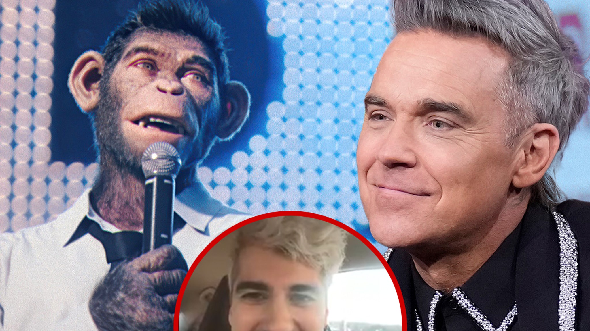 Robbie Williams bombs Better Man and is defended by a couple he “married” at the screening