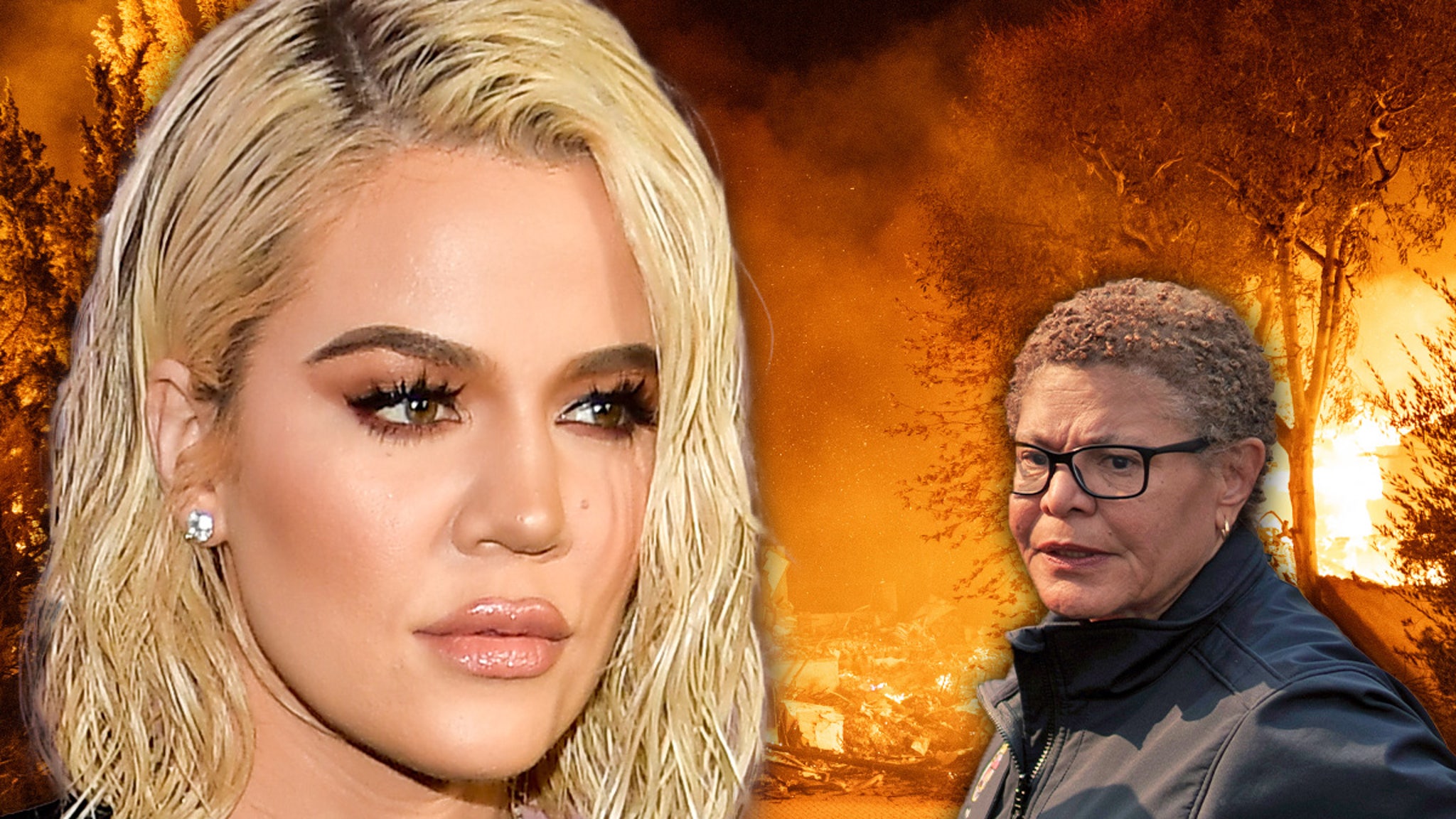 Khloé Kardashian mocks LA mayor over wildfire complications