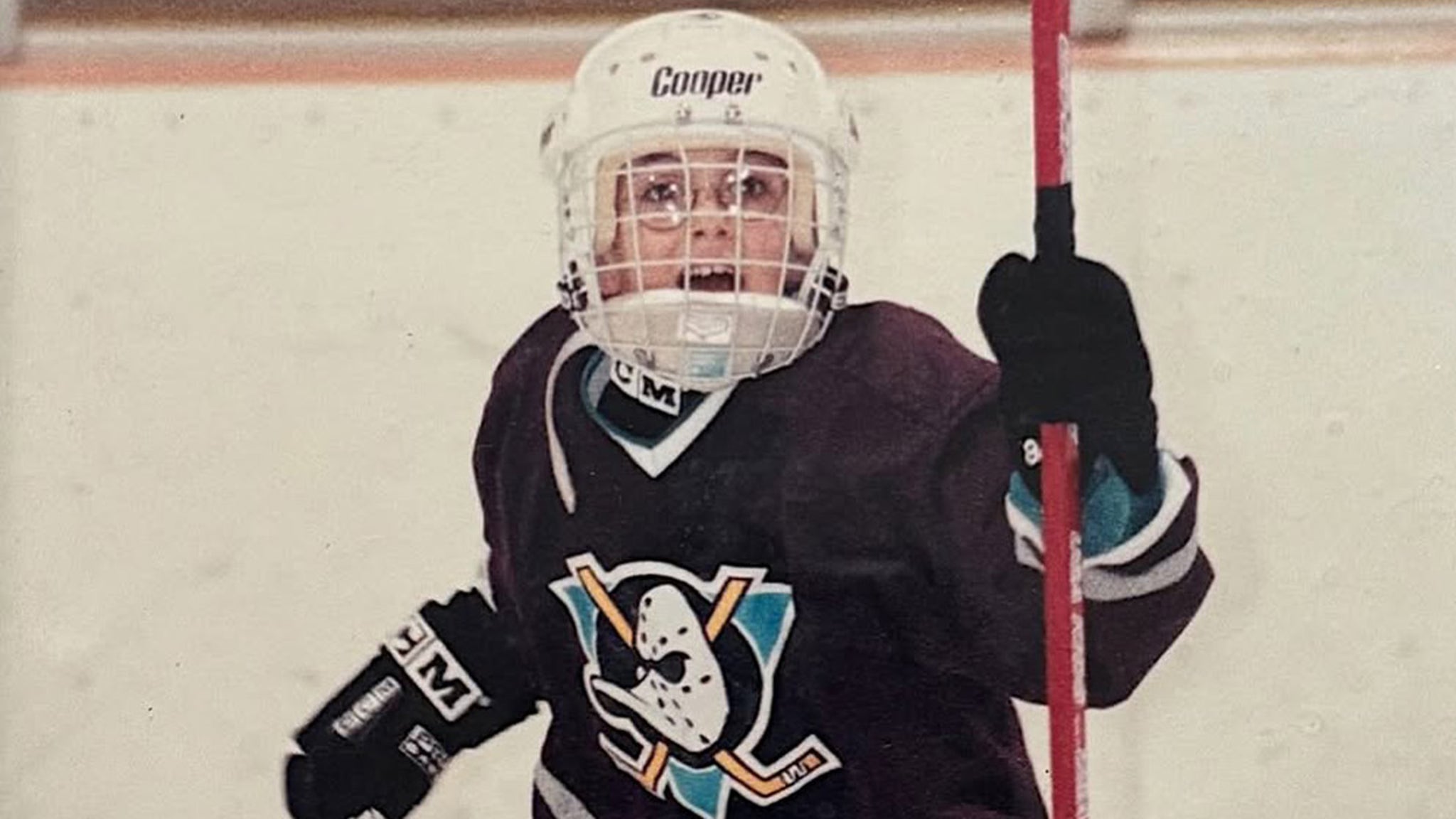 Guess who this little hockey player has become!