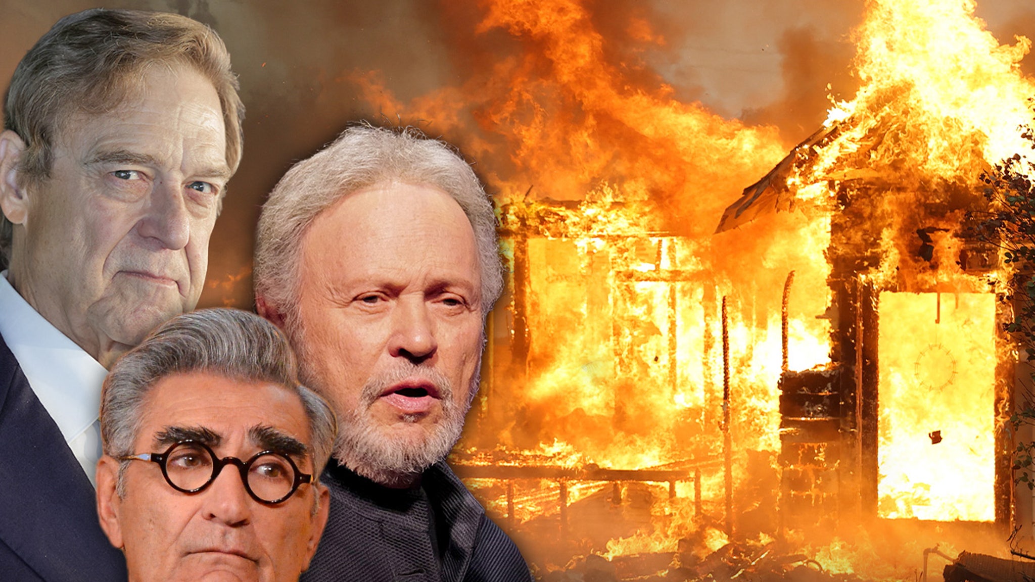 Billy Crystal, John Goodman and Eugene Levy's homes were destroyed in LA wildfires