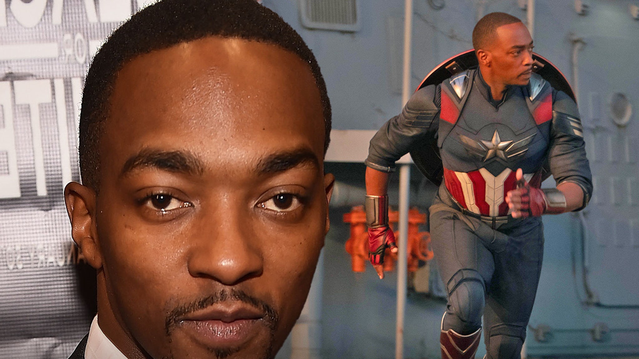 Anthony Mackie says he is proud American in the middle of the controversial “Captain America”