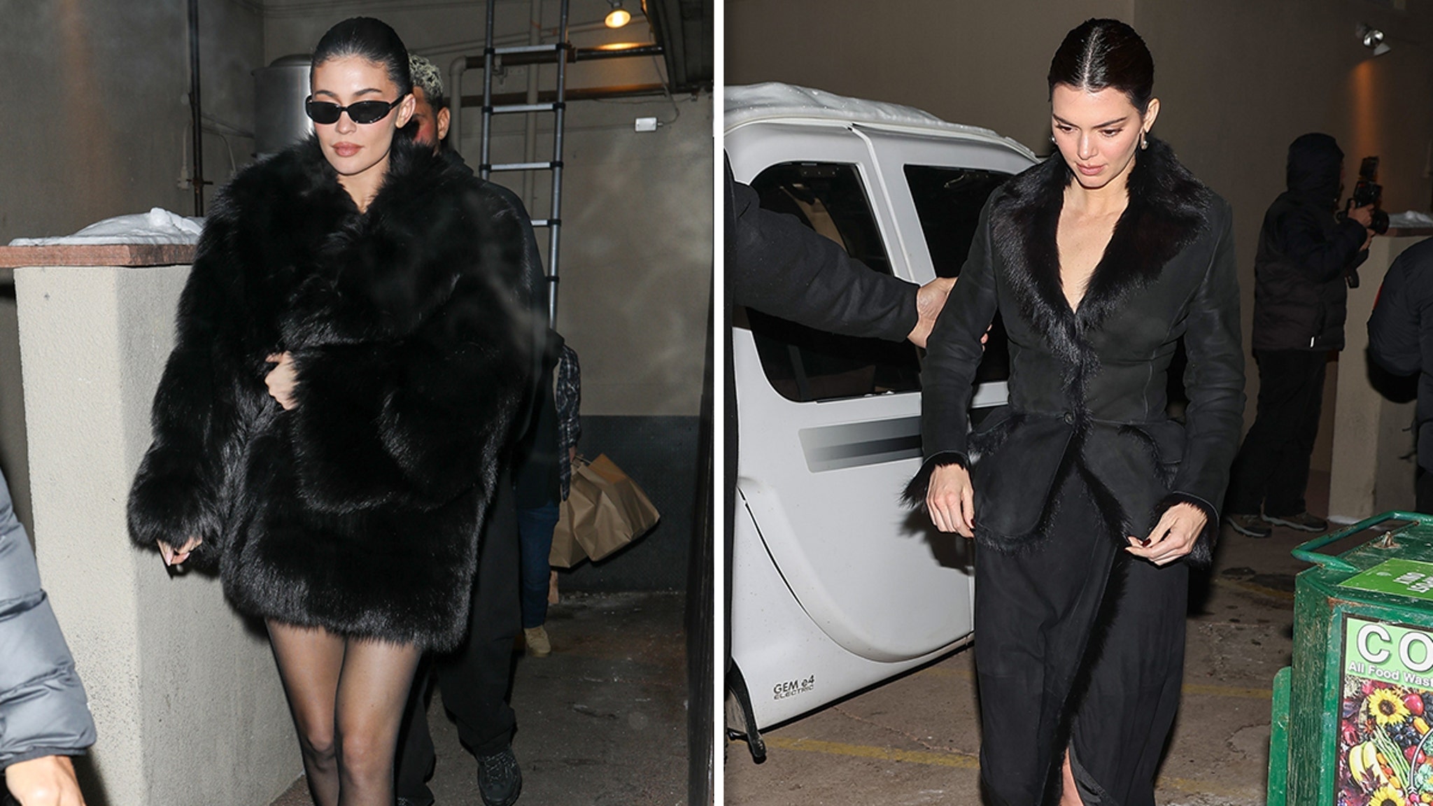 Kendall and Kylie Jenner have a girls' night out in Aspen