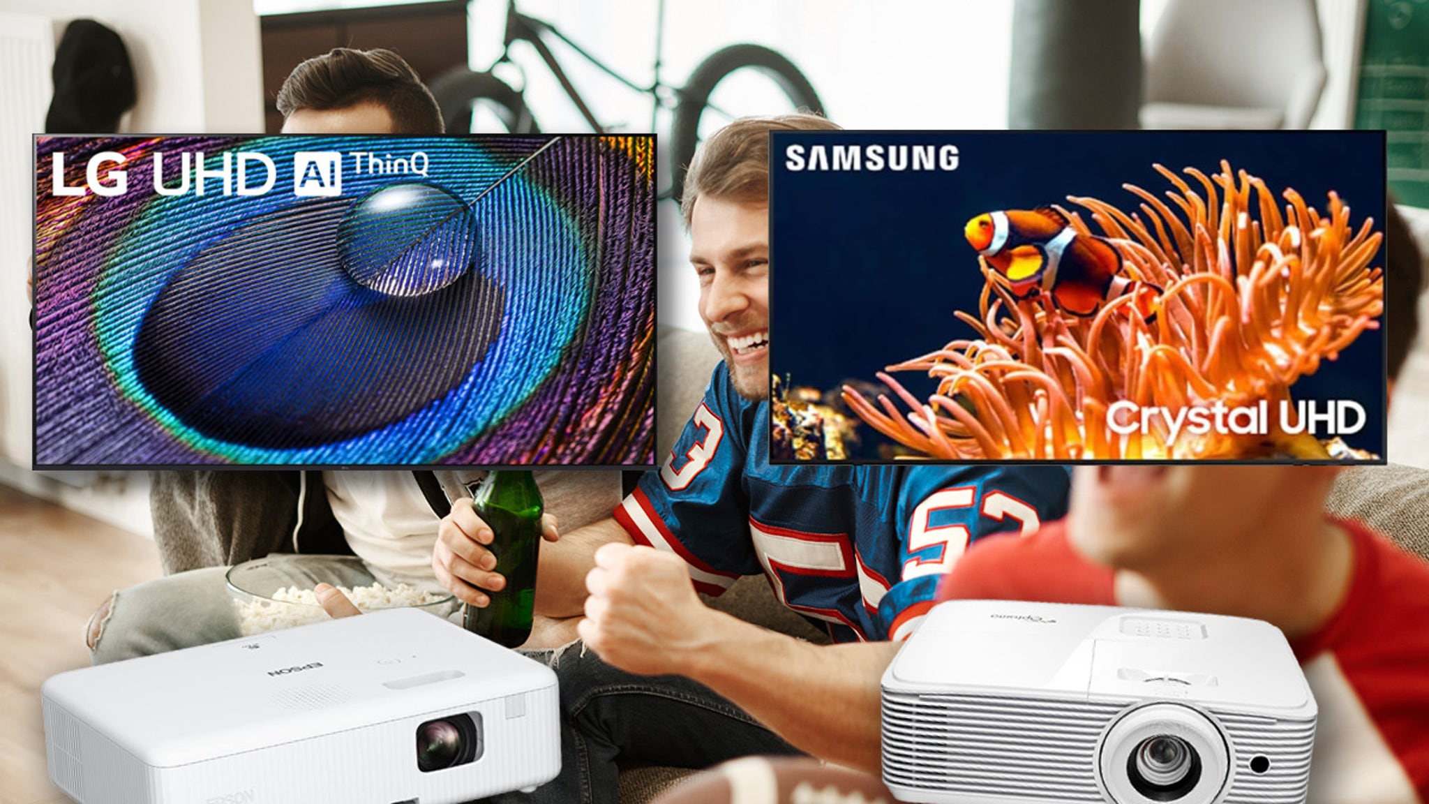 Best bets on TVs, projectors and more for match day