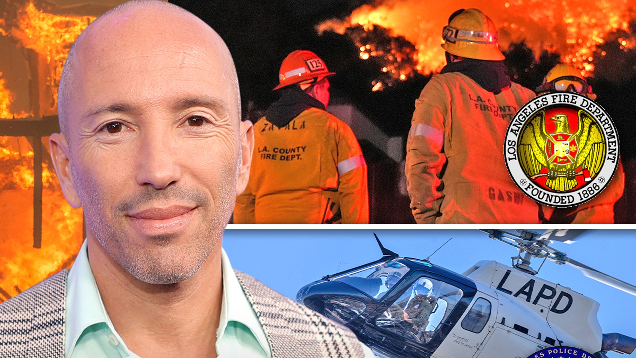 Jason Oppenheim donates 0,000 to LAFD and LAPD for wildfire relief