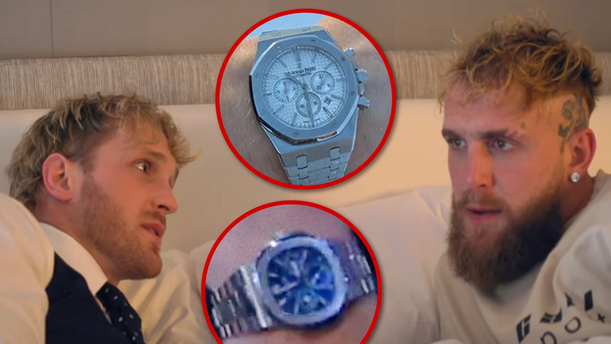 Logan Paul claims watches worth 300,000 US dollars that were stolen from the pocket at the airport