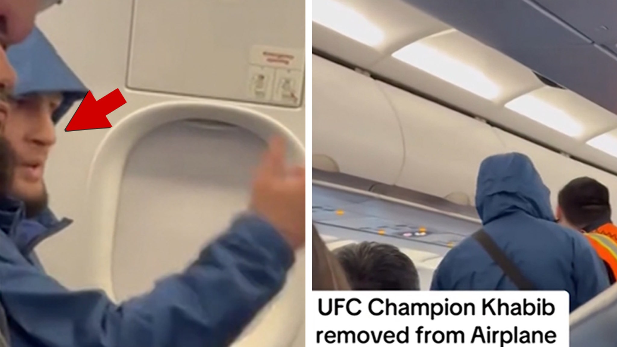 Khabib Nurmagomedov excluded from flight seat dispute