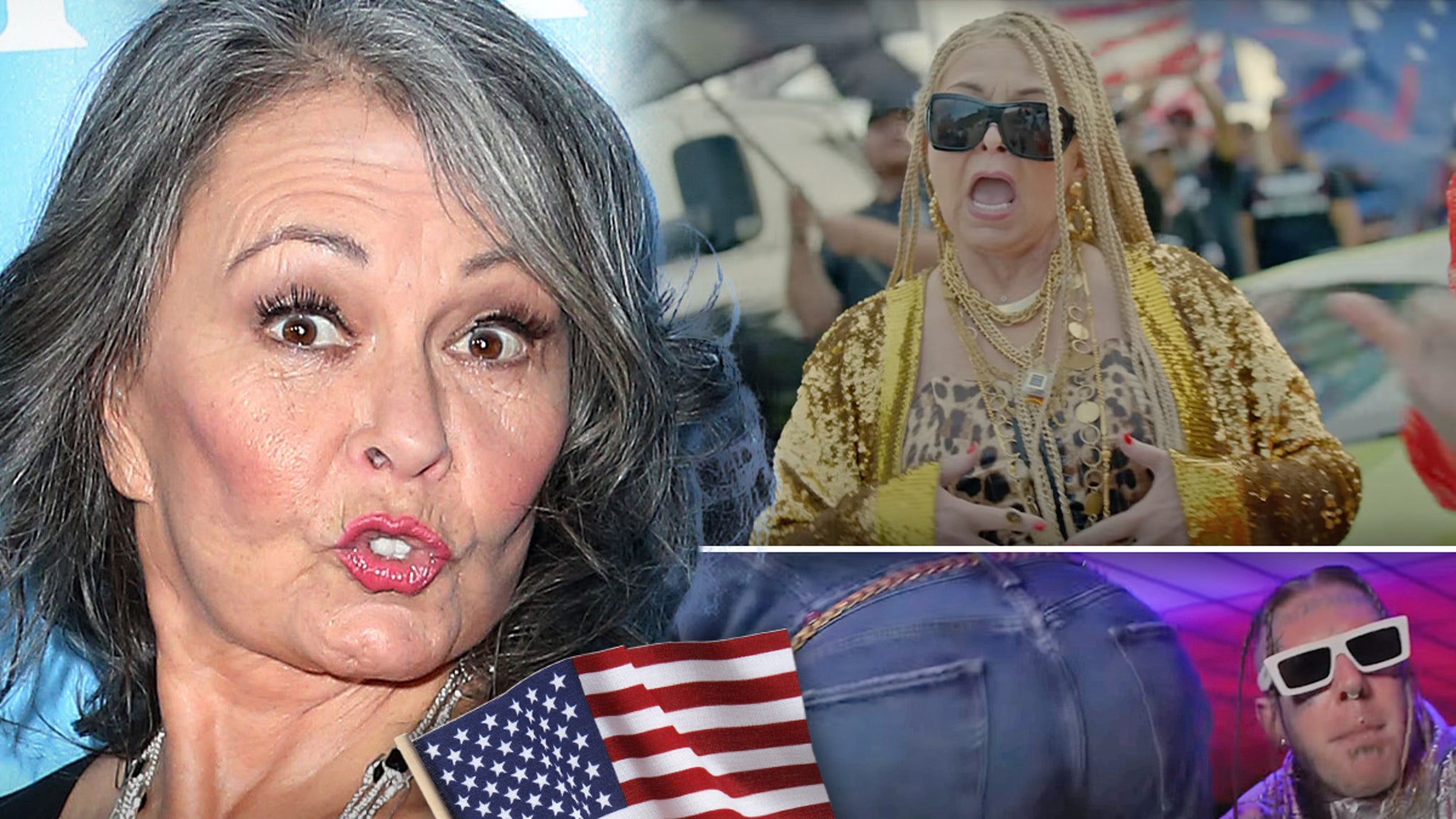 Roseanne Barr releases new pro-Trump rap song ahead of inauguration