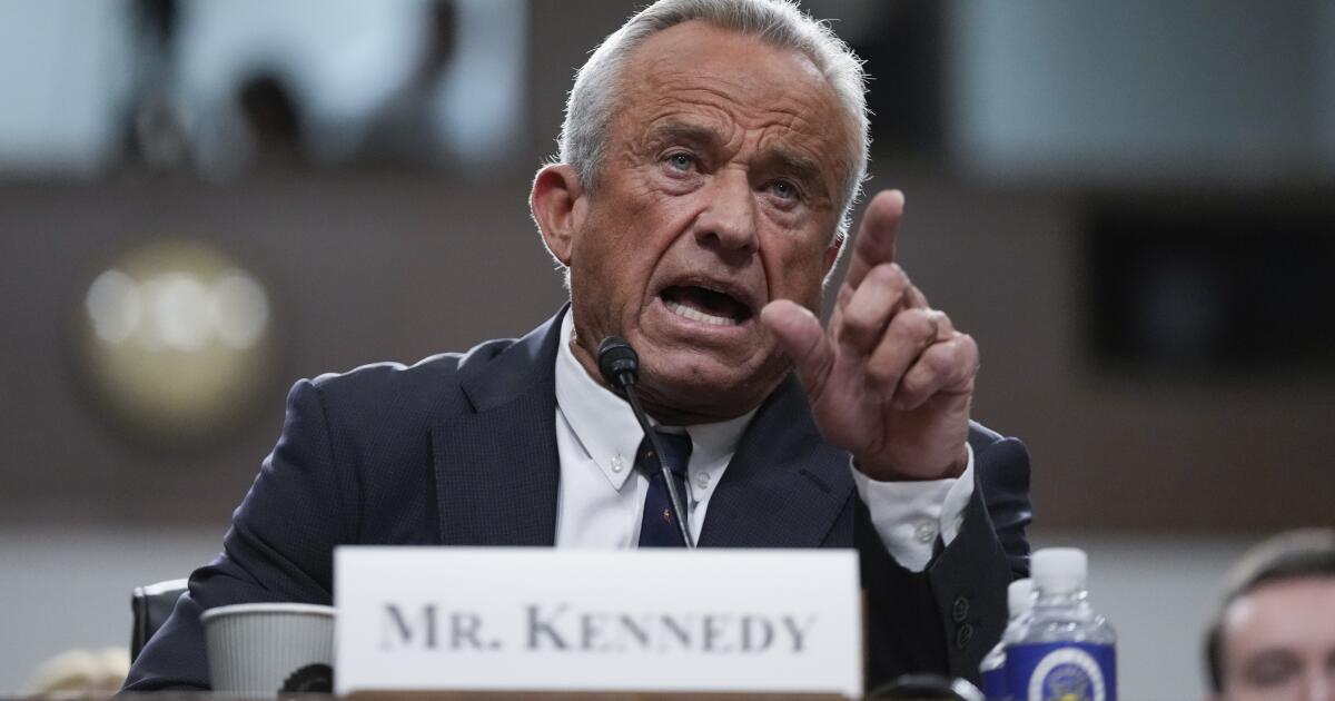 Senators ask Robert Kennedy Jr. in the hearing of fiery confirmation