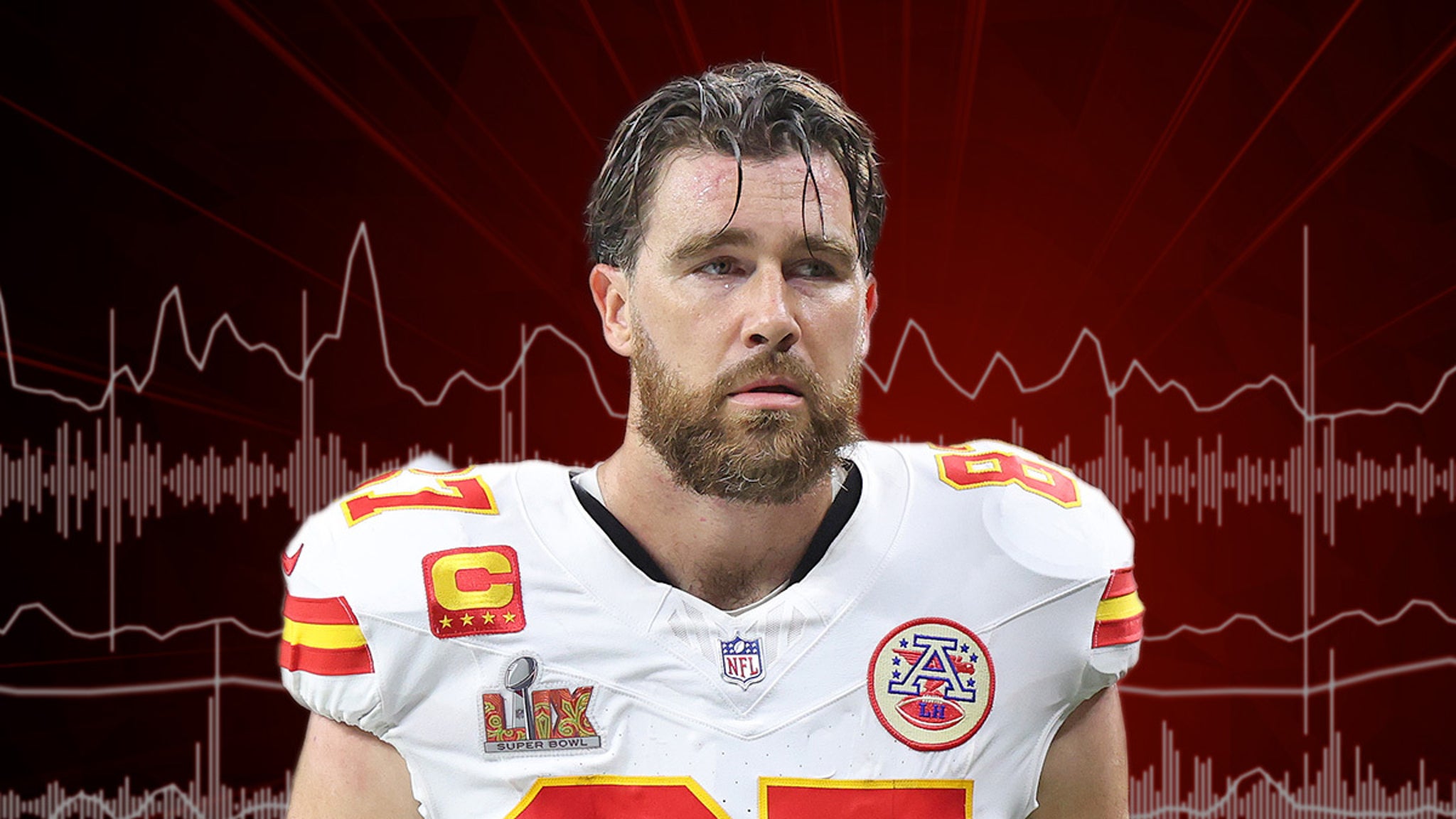 Travis Kelce reacts to “hard” Super Bowl Lix loss