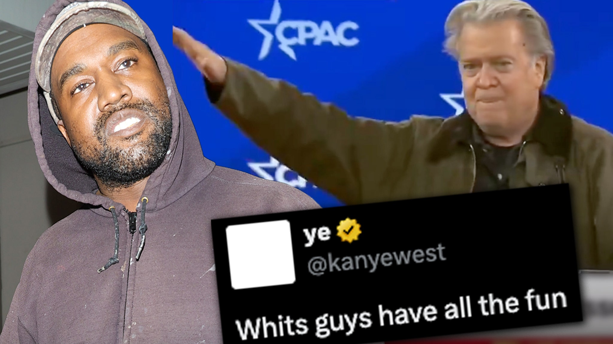 Kanye West wants to have been accused of showing the Nazi greeting