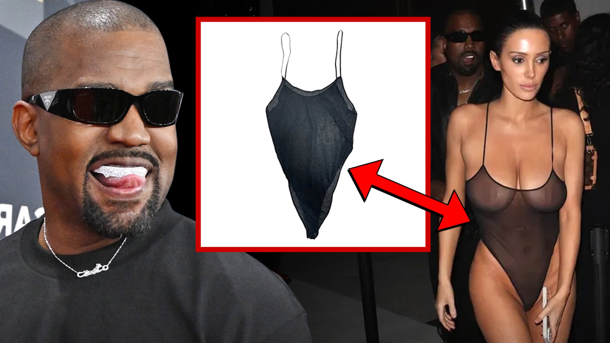 Kanye West is now selling Bianca Censoris almost naked bodysuit