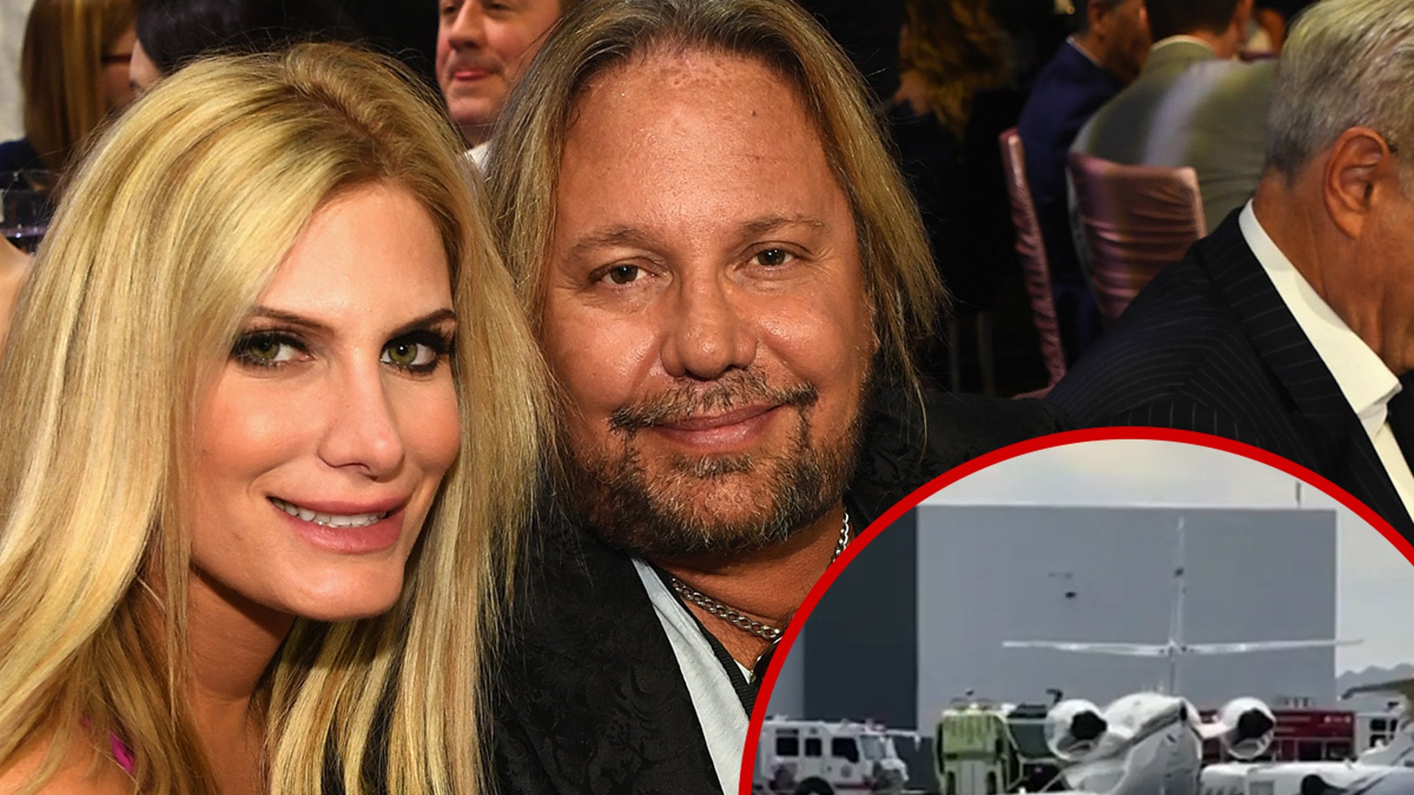 Vince Neil not in the board aircraft, which is involved in the fatal crash, survives the girlfriend