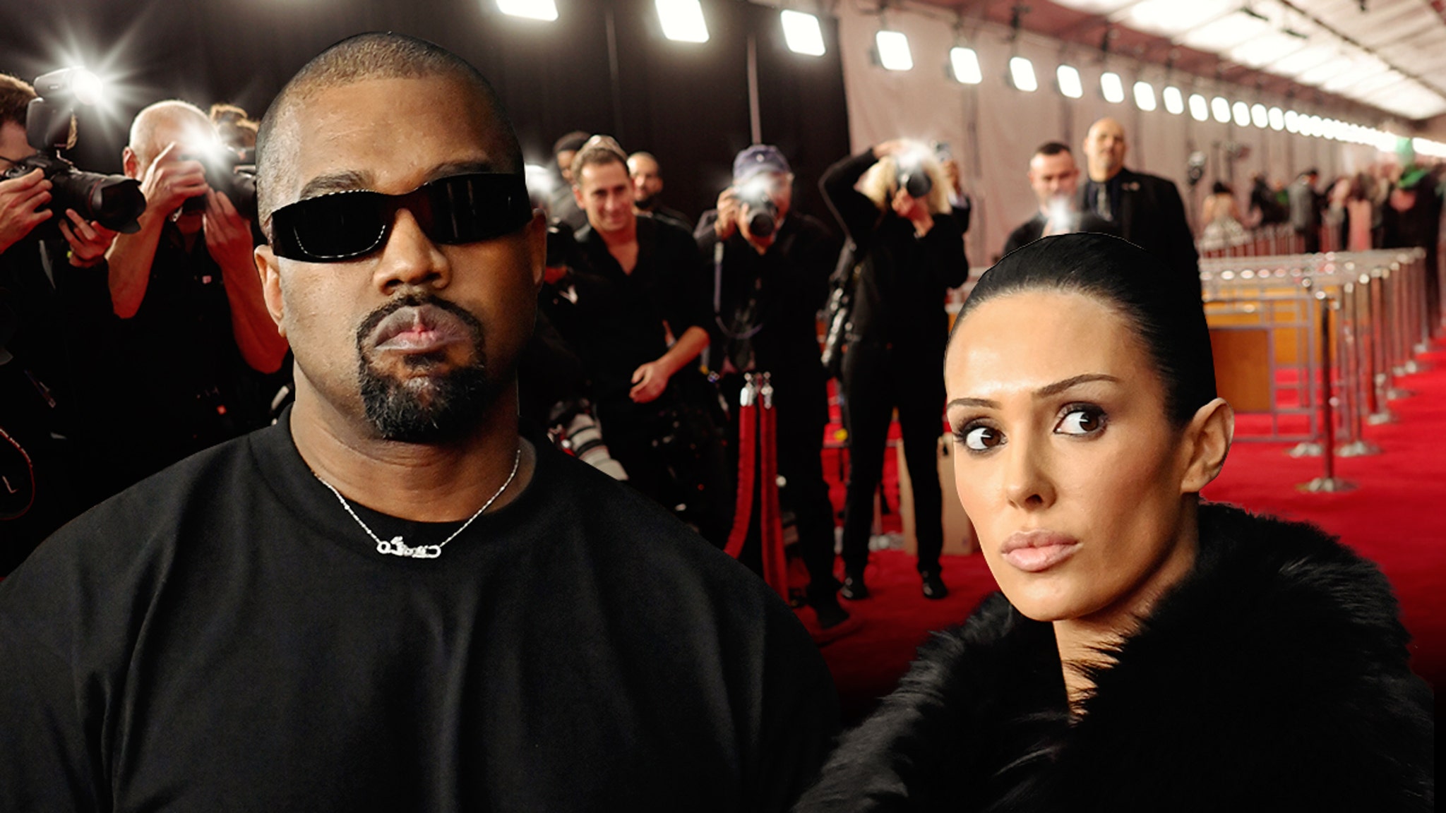 Despite reports by police officers, Kanye West was not accompanied by Grammys