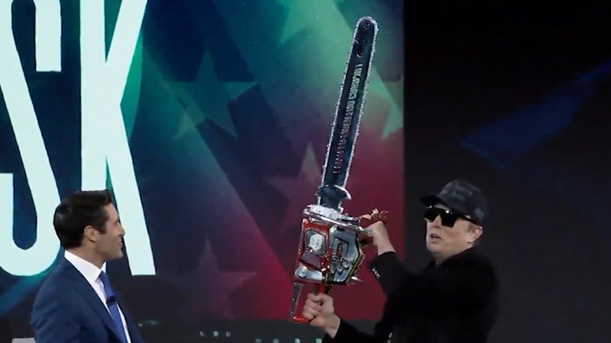 Elon Muschus swings chainsaws at CPAC and hacked through bureaucracy