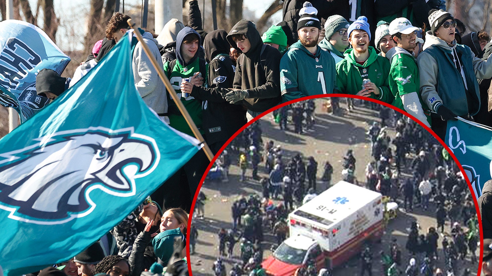 Two people shot at the Super Bowl parade by Philadelphia Eagles