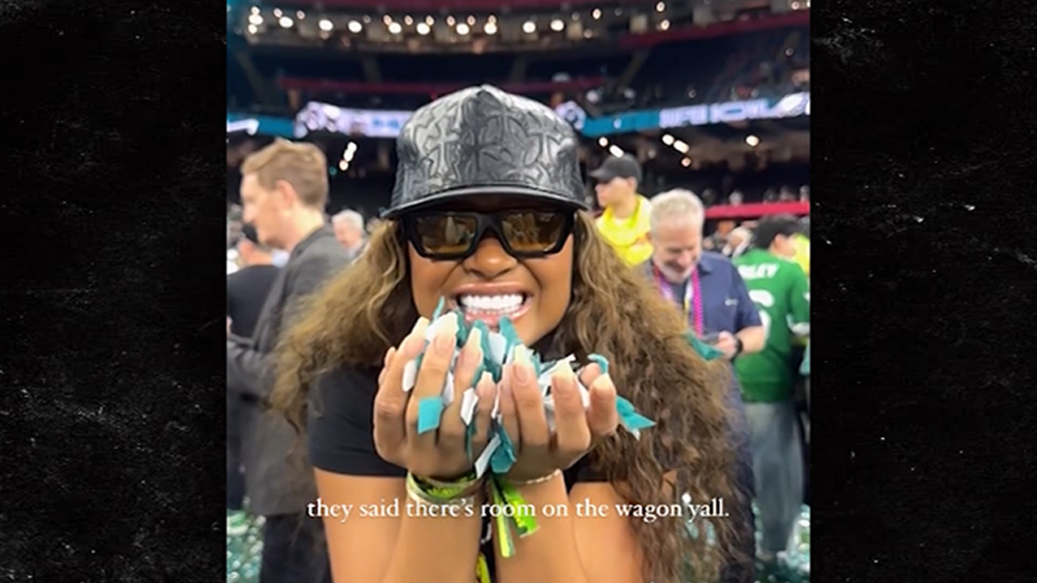 Travis Kelces Ex Kayla Nicole celebrates Eagles' Super Bowl win