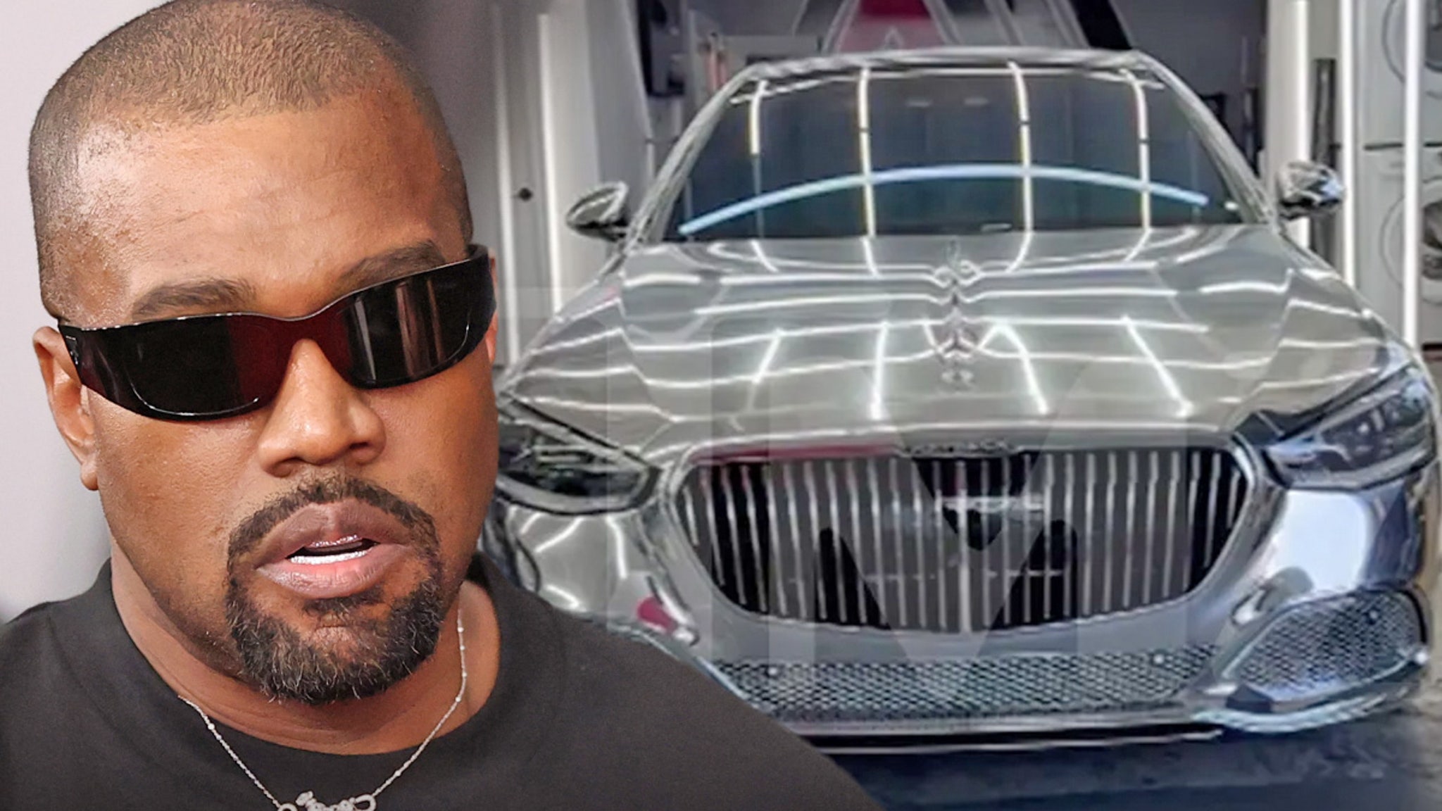 Maybach S680 from Kanye West took a layer of chrome for 10 days to complete them