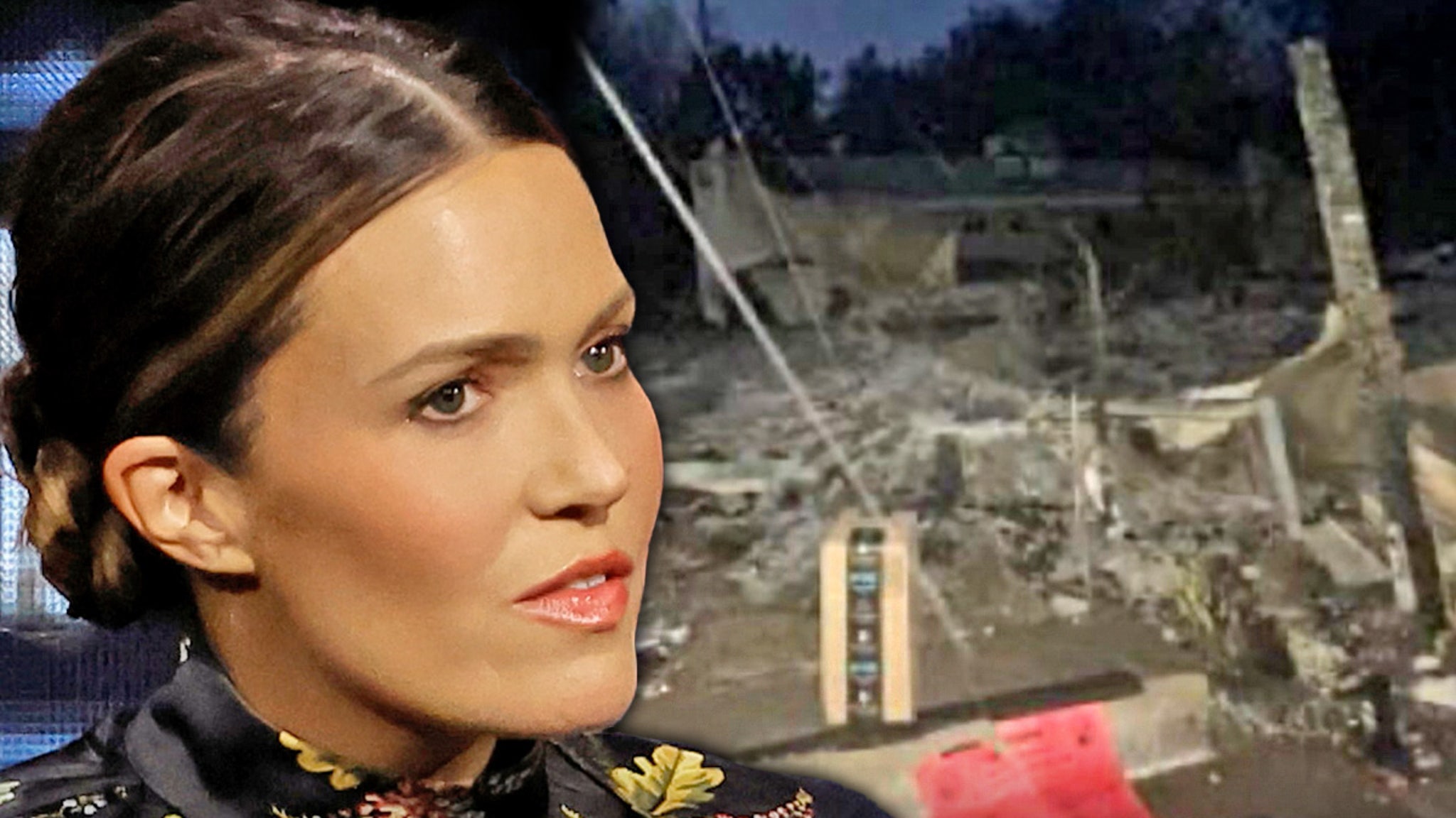 Mandy Moore is blowing up Amazon because he dropped the package at Burned Down home