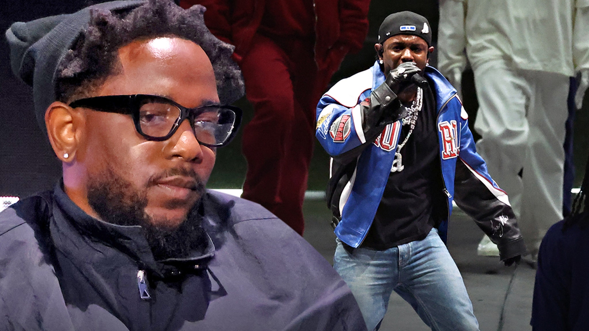 Kendrick Lamar receives mixed reactions to the half -time show of the Super Bowl Lix