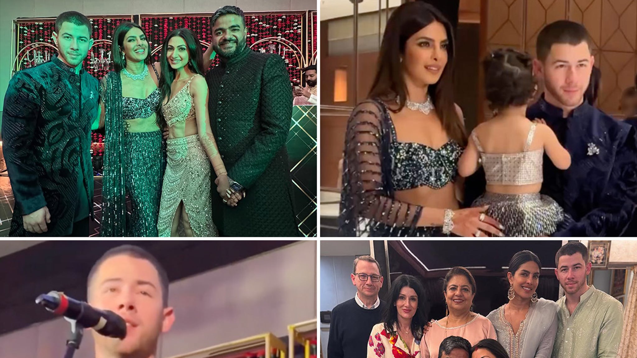 Priyanka Chopra and Nick Jonas visit India for their brother's wedding