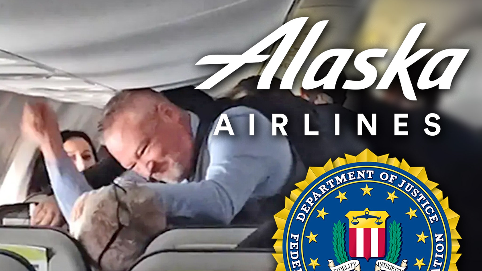 Alaska Airlines' flight crew on the FBI radar holds the flight crew back the screaming passenger