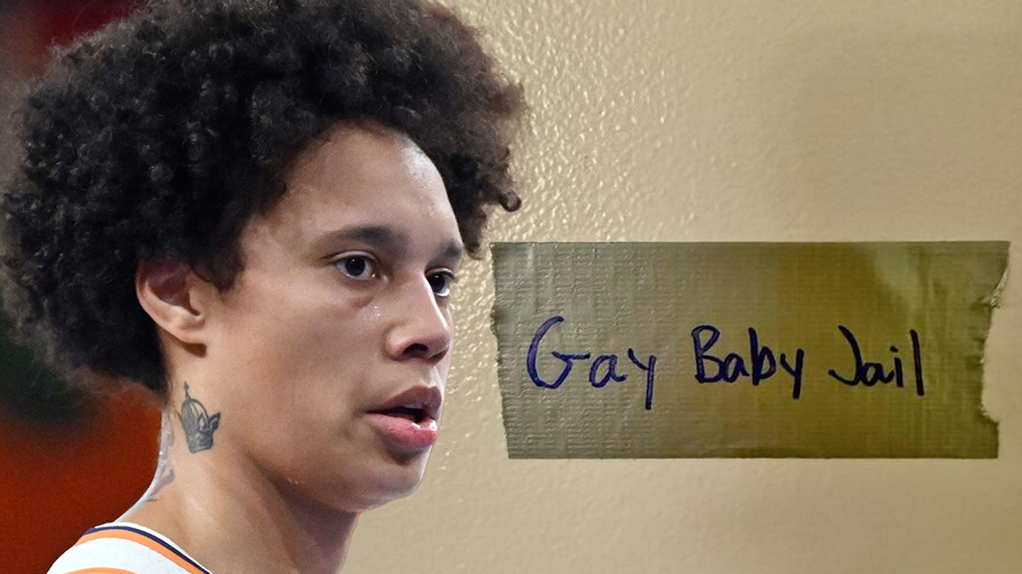 Brittney Griner extends from the speaking of commitment to the hotel note “Homosexual baby prison”