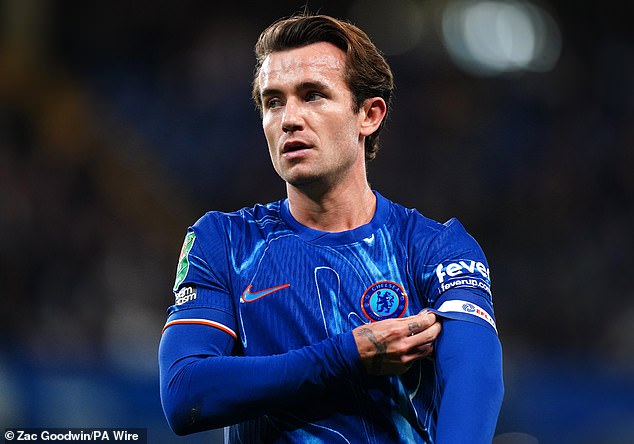 The defender of Chelsea, Ben Chilwell, underwent a doctor in Crystal Palace before the six -month loan movement to the Eagles