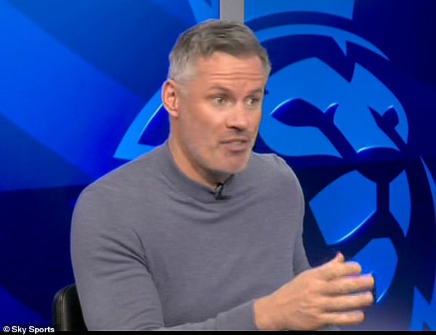 Jamie Carragher hits Kai Hvertz for a 'lack of quality' after the Arsenal star lost a great opportunity to double the leadership of the gunners in shock with Man City