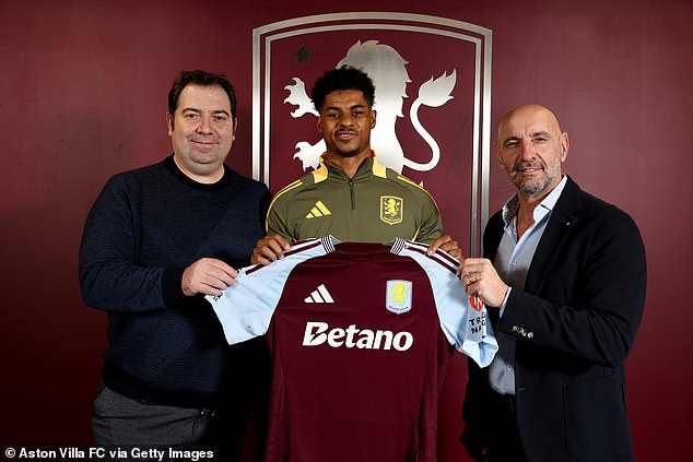 Marcus Rashford completes the transfer of loans to Aston Villa and Seals Man United – with a summer purchase option of £ 40 million included in his agreement after Ruben Amorimim