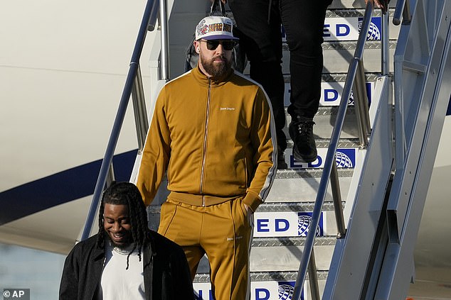 The Chiefs stars receive an impressive Super Bowl sent to Kansas City when Travis Kelce and Co. arrive in New Orleans