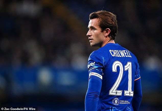 Ben Chilwell of Chelsea, signed with Crystal Palace on loan after playing only 45 minutes under Enzo Maresca this season