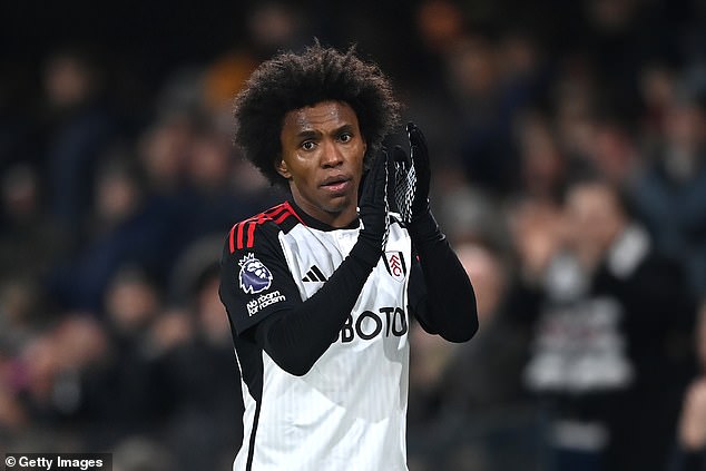 Fulham is interested in re -signing Willian: with the star of Brazil, 36, a free agent after finishing the agreement with Olympiacos in just six months