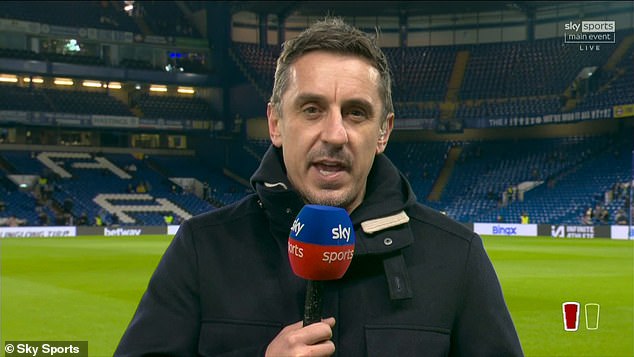 Gary Neville says that West Ham should be “smoking” to officials about the Chelsea draw as a declaration of issuance of the Premier League about the decision var