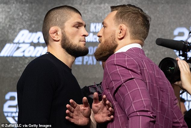 Conor McGregor spits on the face of fans after being incited about his enmity with the bitter rival Khabib Nurmagomedov